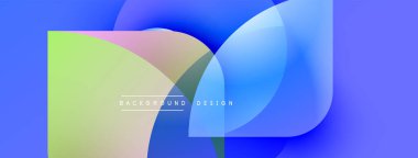 Soyut renkli katmanlar örtüşüyor. Mavi, yeşil, mor renkler dinamik görsel efekt yaratır. Metin arka plan tasarımı okur. Modern estetik.