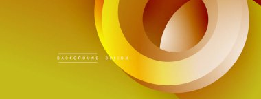 Soyut sarı tasarım katmanlı kıvrımlar içerir. Gradyan gölgeler dinamik görsel efekt yaratır. Sunumlar ve web siteleri için modern arkaplan uygun.