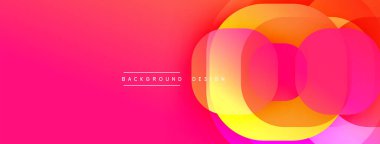 Soyut, enerjik katmanlar dinamik bir değişim etkisi yaratır. Pembe, turuncu, sarı renkler düzgün bir şekilde harmanlanır. Modern tasarım ögesi.