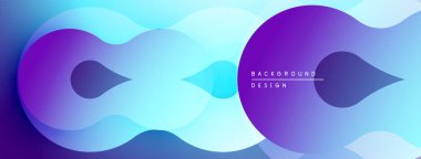 Soyut akışkan şekiller, canlı mavi mor gradyanlar. Modern tasarım, pürüzsüz kıvrımlar dinamik görsel efekt yaratır. Arkaplan dokusu.