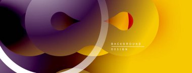 Soyut sıvı şekilleri, canlı renkler, dinamik bileşim. Modern tasarım elementleri pürüzsüz eğimler ve görsel uyum yaratır..