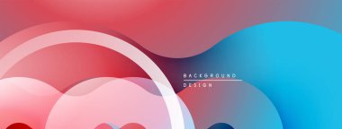 Soyut sıvı şekiller, canlı renklerin karışımı. Modern tasarım, pürüzsüz eğimler dinamik kompozisyon yaratır. Arkaplanda metin ögeleri.