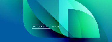 Soyut sıvı şekilleri, canlı mavi-yeşil gradyan. Modern tasarım elementleri dinamik görsel etki yaratır. Metin arkaplan tasarımı okur.