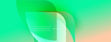 Soyut eğim arkaplanı. Üst üste binen şekiller dinamik görsel efekt yaratır. Yumuşak renkler pürüzsüzce harmanlanır, modern tasarım ögesi.