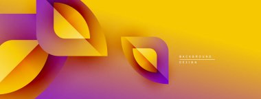 Soyut sarı mor gradyan tasarımı. Pürüzsüz akış şekilleri dinamik görsel efektler yaratır. Sunumlar ve web siteleri için modern arkaplan.