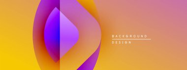 Soyut eğim arkaplanı. Canlı renkler harmanlanarak, dinamik görsel efekt yaratır. Sancaklar ve sunumlar için modern tasarım uygun.