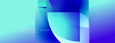 Soyut geometrik şekiller, mavi renkler, eğim arkaplanı. Modern tasarım elementleri dinamik görsel efekt yaratır. Düz geçişler, temiz çizgiler..