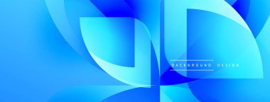 Soyut mavi tasarım akışkan şekiller, gradyanlar içerir. Modern estetik, dijital arka planlar ve sunumlar için uygun. Temiz, canlı kompozisyon.