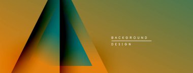 Soyut geometrik şekiller çakışıyor ve değişim etkisi yaratıyor. Arkaplan sıcak tonlara sahiptir, metin arka plan tasarımı okur. Minimalist kompozisyon.