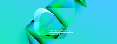 Soyut sıvı şekilleri, canlı turkuaz arka plan. Modern tasarım elementleri dinamik görsel akış yaratır. Minimalist estetik.