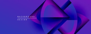 Soyut sıvı şekilleri örtüşür, parlak mor ve mavi renkler yaratır. Modern tasarım hareket, enerji ve derinlik öneriyor. Arkaplan metni arkaplan tasarımı okur.