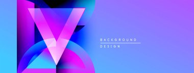 Soyut canlı tasarım, yarı saydam şekillerle örtüşen özellikler. Renkler karışıyor, dinamik görsel efekt yaratıyor. Modern estetik.