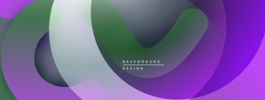 Soyut sıvı şekiller, canlı renklerin karışımı. Modern tasarım, pürüzsüz eğimler dinamik kompozisyon yaratır. Minimalist estetik, mükemmel arkaplan.