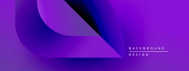 Soyut mor gradyan tasarım. Pürüzsüz şekiller, dinamik görsel efektler yaratır. Sunumlar ve web siteleri için modern arkaplan.