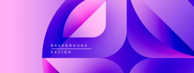 Soyut arkaplan mor renkte akıyor. Gradyan renkler dinamik görsel efekt yaratır. Metin arkaplan tasarımı okur.