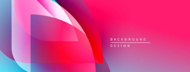 Soyut renkli katmanlar dinamik görsel efekt yaratır. Gradyan gölgeler harmanlanarak modern arkaplan tasarımı oluşturur. Parlak renkler kompozisyona hakim.