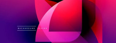 Soyut enerjik tasarım. Üst üste binen şekiller dinamik değişim etkisi yaratır. Dijital projeler için modern arkaplan.