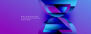 Soyut mor, mavi tasarım. Geometrik şekiller, dinamik görsel efekt oluşturur. Sunumlar için modern arkaplan uygun.
