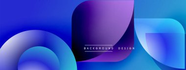 Soyut akışkan şekiller, canlı mavi mor gradyanlar. Modern tasarım ögesi, uygun arkaplan dokusu. Minimalist estetik, temiz kompozisyon.