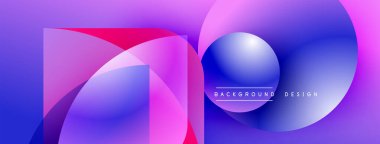 Soyut sıvı şekiller, canlı mor renkler, modern tasarım. Gradyan renkler kusursuz bir şekilde harmanlanarak dinamik bileşim oluşturur. Metin arkaplan tasarımı okur.