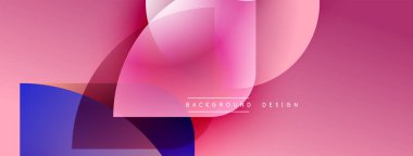 Soyut pembe arkaplan özellikleri üst üste biniyor. Gradyan renkler dinamik görsel efekt yaratır. Modern tasarım ögeleri pürüzsüz geçişler sunar.