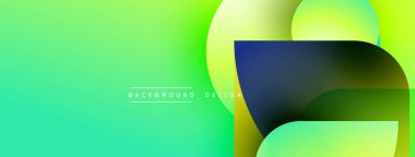Soyut eğim arkaplanı. Canlı yeşil, sarı renkler düzgün bir şekilde harmanlanır. Modern tasarım elementleri dinamik görsel akış yaratır. Minimalist estetik.
