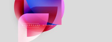 Soyut sıvı şekiller, canlı renkler, modern tasarım. Gradyan katmanlar dinamik görsel efekt yaratır. Minimalist arkaplan, mevcut metin ögeleri.