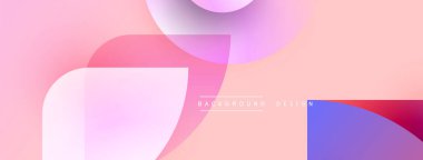Soyut gradyanlar örtüşüyor, yumuşak pembeler ve morlar yaratıyor. Minimalist tasarım dijital projeler için modern arkaplan öneriyor.