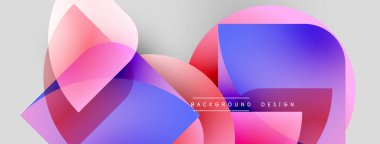 Soyut sıvı şekiller, canlı renklerin karışımı. Modern tasarım, gradyanlar dinamik görsel efekt yaratır. Yumuşak gölgeler, açık arkaplan.
