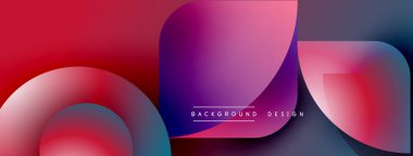 Soyut sıvı şekilleri, canlı gradyanlar. Kırmızı, pembe, mor renkler kompozisyona hakim. Arka planlar için modern tasarım ögesi.