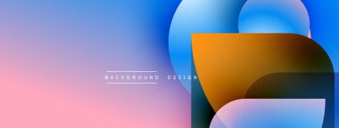 Soyut eğim arkaplanı. Üst üste binen şekiller dinamik görsel efekt yaratır. Yumuşak renkler pürüzsüzce harmanlanır, modern tasarım ögesi.