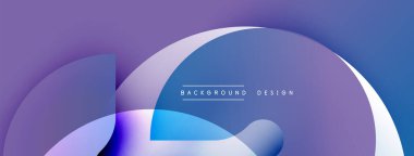 Soyut akışkan şekiller harmanlanarak, değişken mor arkaplan oluşturur. Minimalist tasarım metin arkaplan tasarımı içerir. Yumuşak eğriler kompozisyona hakim.