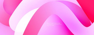 Soyut pembe arka plan. Akan şekiller dinamik, modern görsel deneyimler yaratır. Gradyan renkler yumuşak estetik sunar.