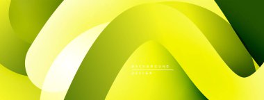 Soyut sıvı şekilleri, canlı yeşil renkler, pürüzsüz gradyanlar. Arka planlar ve sunumlar için modern tasarım öğesi. Minimalist estetik.