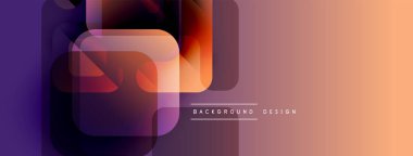 Soyut geometrik şekiller örtüşür, canlı bir değişim etkisi yaratır. Modern tasarım arka planlar, pankartlar, sunumlar için uygun.