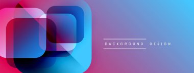 Soyut çakışan kareler canlı bir değişim etkisi yaratır. Modern tasarım arka planlar, sunumlar ve dijital sanat için uygundur..