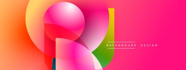 Soyut, enerjik şekiller çakışıyor. Renkler karışıyor, dinamik görsel efekt yaratıyor. Modern tasarım elementleri yaratıcılığı ve enerjiyi önerir.