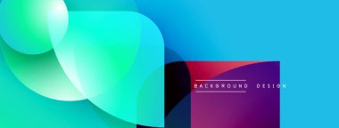 Soyut gradyanlar çakışıyor ve canlı bir görsel etki yaratıyor. Mavi, yeşil, mor renkler kompozisyona hakim. Metin arkaplan tasarımı okur.