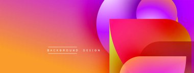 Soyut, enerjik, değişken arkaplan. Üst üste binen şekiller dinamik görsel efekt yaratır. Modern tasarım ögeleri cesur renk şeması sunar.