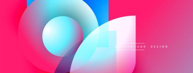 Soyut sıvı şekiller, canlı renklerin karışımı. Pembe baskın, mavi aksanlar dinamik kompozisyon yaratır. Modern tasarım ögesi.