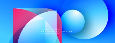 Soyut sıvı şekilleri, canlı maviler, pembeler, ışık eğimleri. Modern tasarım elementleri dinamik görsel etki yaratır. Arkaplan dokusu mevcut.