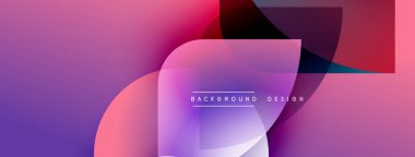 Soyut gradyanlar harmanlanır ve dinamik şekiller yaratır. Modern tasarım düz kıvrımlar, canlı renkler, metin örtüsü içerir. Minimalist estetik.