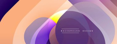 Soyut akışkan şekiller, sıcak renklerin karışımı. Gradyan katmanlar dinamik görsel efekt yaratır. Arka planlar için modern tasarım ögesi.