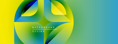 Soyut sıvı şekilleri sarı, mavi, yeşil karışımı. Modern tasarım dinamik görsel etki yaratır. Gradyan renkler yumuşak geçişler sunar.