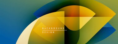 Soyut geometrik şekiller canlı renkleri harmanlarlar. Modern tasarım, dinamik görsel etki yaratan pürüzsüz eğimlere sahiptir. Arkaplan yenilik ve enerji öneriyor.