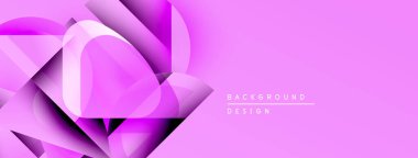 Soyut pembe arkaplan özellikleri üst üste binerek, dinamik görsel efekt yaratır. Modern tasarım öğeleri yenilik ve stil önerir.