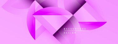 Soyut pembe arka plan. Geometrik şekiller dinamik akış yaratır, modern tasarım elementleri mevcuttur. İnce gradyanlar görsel cazibeyi artırır.
