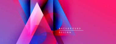 Soyut geometrik şekiller canlı pembeleri, mavileri, morları harmanlarlar. Modern tasarım dinamik görsel deneyim yaratır. Arkaplan metni arkaplan tasarımı okur.