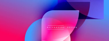 Soyut eğim arkaplanı. Dinamik şekiller örtüşür, canlı görsel efektler yaratır. Modern tasarım ögeleri pürüzsüz geçişler sunar.