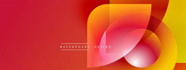 Soyut canlı katmanlar dinamik görsel efekt yaratır. Kırmızı, turuncu, sarı renkler düzgün bir şekilde harmanlanmış, modern tasarım elementi.